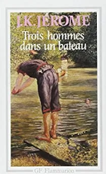 trois hommes dans un bateau